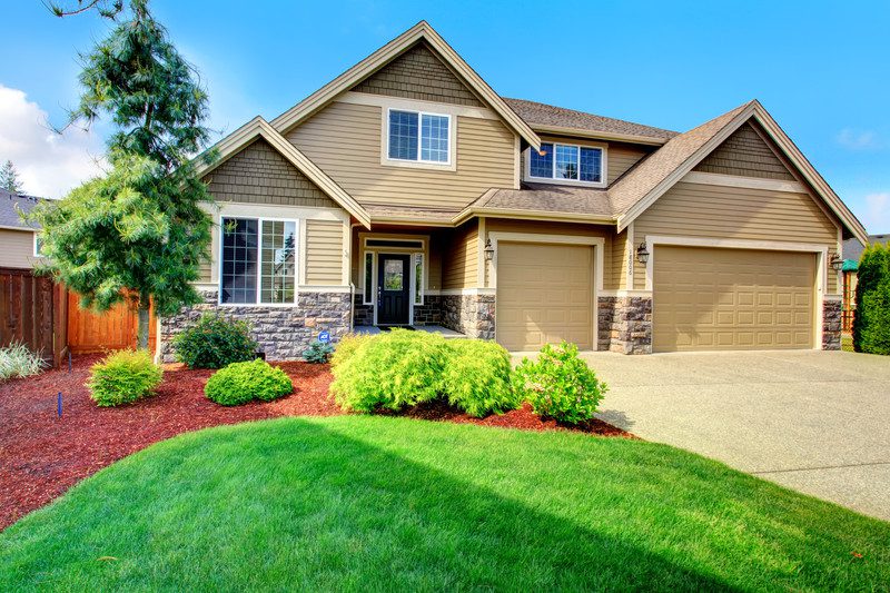 front of house with nice landscaping